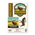Rocky Mountain NP Longs Peak Sticker Set