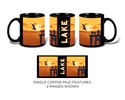 Lake George, NY Go Jump in Lake Black Mug