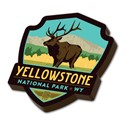Yellowstone NP Elk Emblem WM 1/8