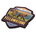 Yellowstone NP Yellowstone Lake Emblem WM 1/8