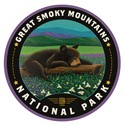 Great Smoky Mountains NP Wildflower Heaven Circle Sticker