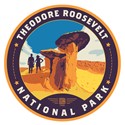 Theodore Roosevelt NP Circle Sticker