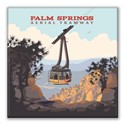 Palm Springs CA Aerial Tram Square Magnet