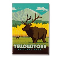 Yellowstone Elk Magnet