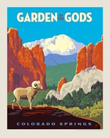 Garden of the Gods CO Bighorn Sheep 8"x10" Print