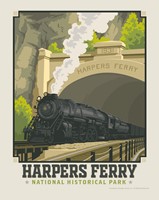 Harpers Ferry Train 8" x 10" Print