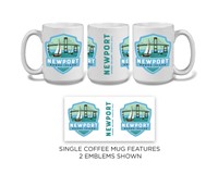 Newport RI Bridge Emblem Mug