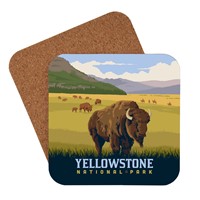 Yellowstone National Park Bison Field Coaster