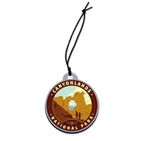 Canyonlands NP Circle Wood Ornament