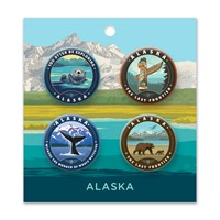 Alaska Coastal Button PK of 4