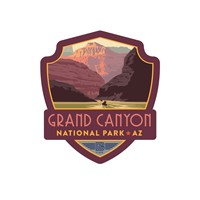 Grand Canyon Kayak Emblem Sticker