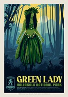 Haleakala's Green Lady Postcard