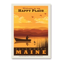 Ellsworth Welcome To My Happy Place Vert Sticker