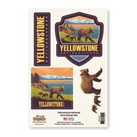 Yellowstone NP Yellowstone Lake Sticker Set