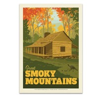 Great Smoky Mountain NP Noah Bud Ogle Fall Postcard