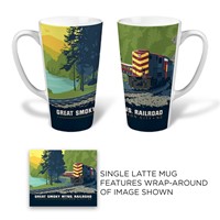 Great Smoky Mountain Railroad Diesel Train Latte Mug