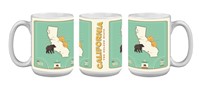 CA State Pride Bear Mug