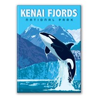 Kenai Fjords Orca Magnet