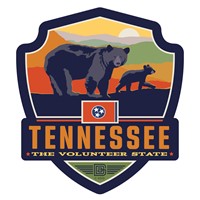 TN State Pride Black Bears Emblem Sticker