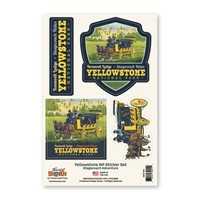 Yellowstone NP Stagecoach Adventure Sticker Set