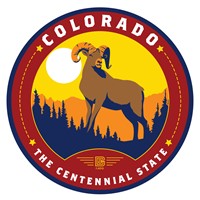 Colorado State Pride Circle Sticker