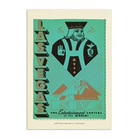 Viva Vintage Vegas Postcard