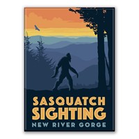 New River Gorge Sasquatch Magnet