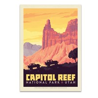 Capitol Reef NP 4-Wheeling Postcard