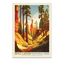 Bryce Canyon NP Among the Hoodoos Postcard