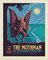 New River Gorge Mothman 8" X 10" Print