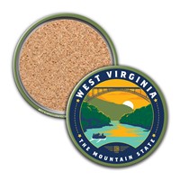 West Virginia State Pride Circle Coaster