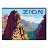 Zion Ascent to Angels Landing Magnet