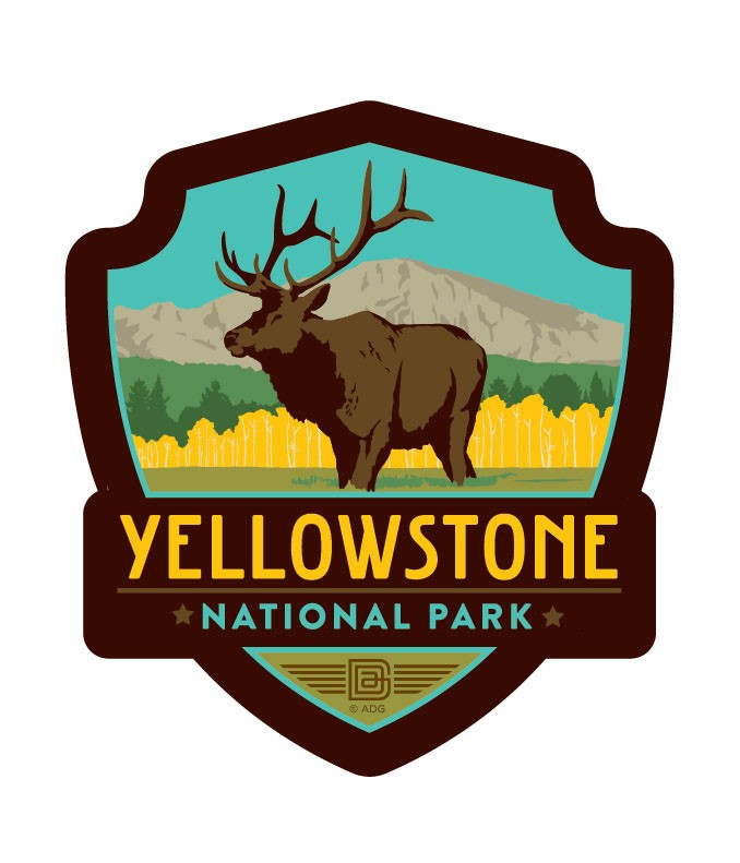 Yellowstone Elk Emblem Sticker | American Made