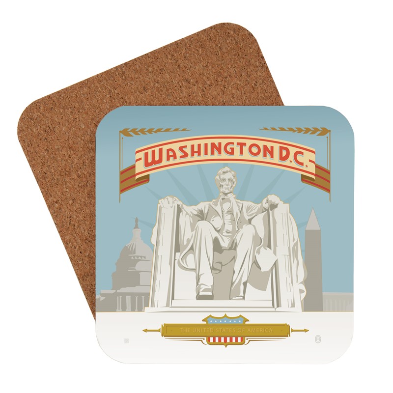 Washington, DC Coaster American made coaster