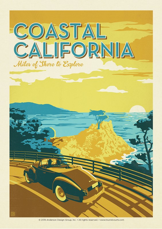 Coastal California Vertical | Postcard